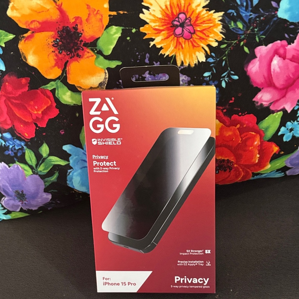 ZAGG Privacy Screen Protector for iPhone 15 Pro